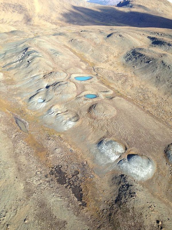 Mud_Volcanos. Nahlin Plateau, Bristish Columbia, Canada. 2013. Hkeyser